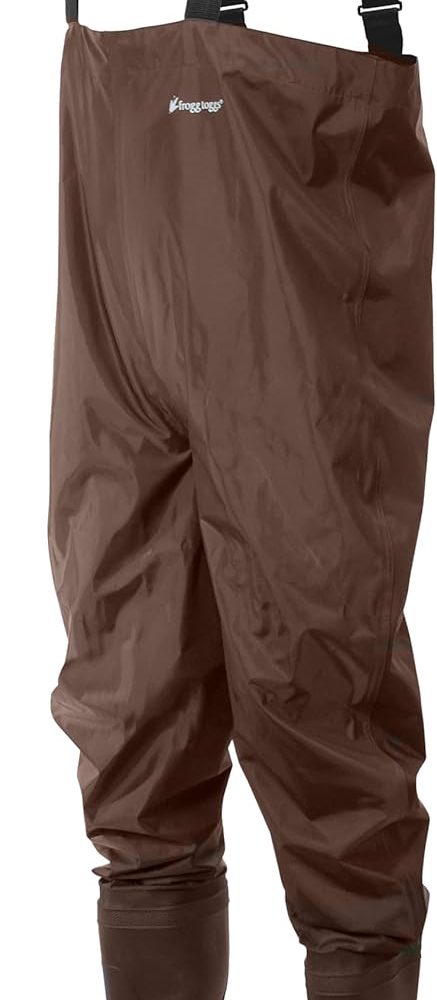 FROGG TOGGS Men's Rana II PVC Waterproof Fishing Boot Foot Chest Wader for Fishing
